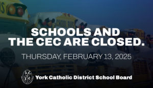 Schools and the CEC Are Closed for Thursday, February 13, 2025